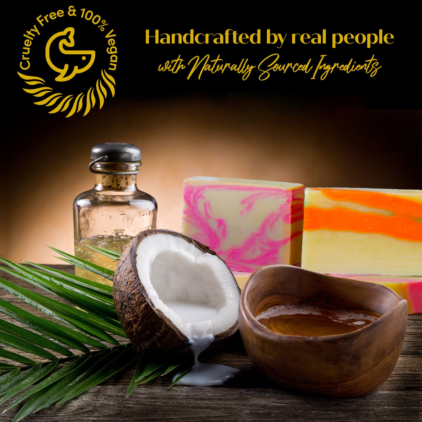 Aurial - Feminine Handmade Bar Soap with Hemp Seeds Oil - Made in USA - 4.5 Ounces Pack of 4